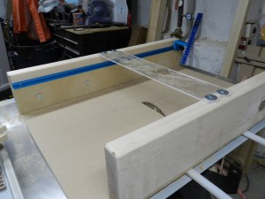 Installed Zero Clearance Fence