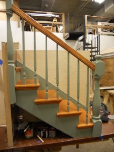 Completed staircase model