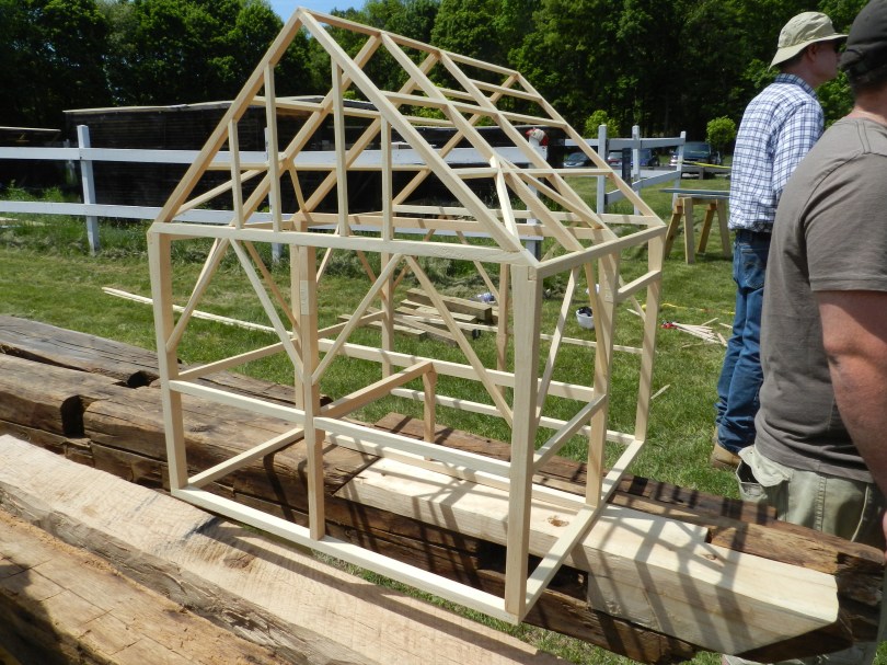 Scale model of the barn