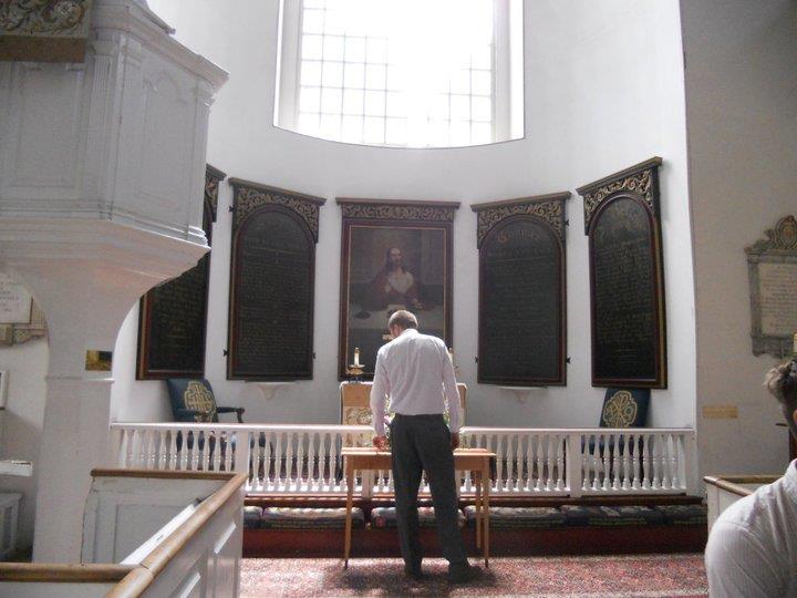 Church alter and pulpit