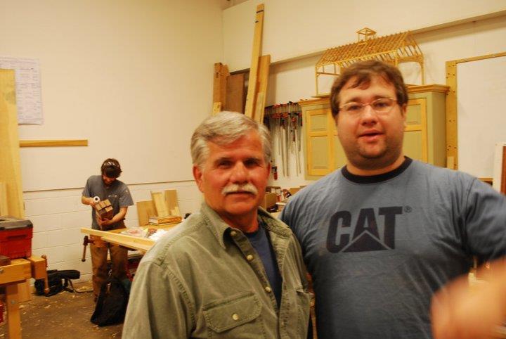 Me with Tommy Silva who came to visit the day before graduation