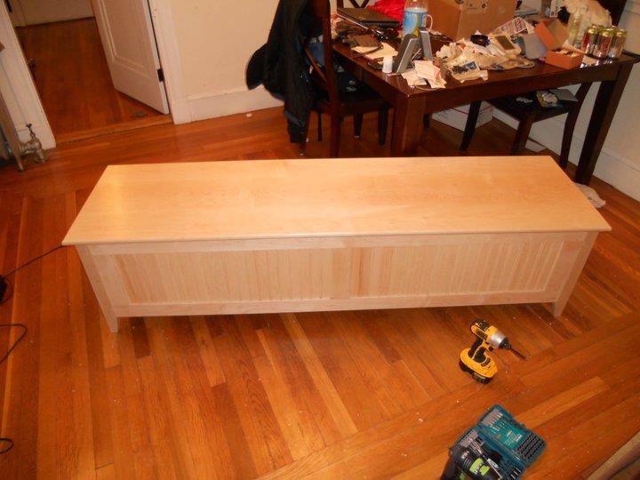 Completed Kitchen Bench