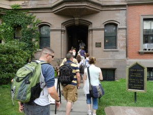 Walking tour of historic buildings and homes in Boston