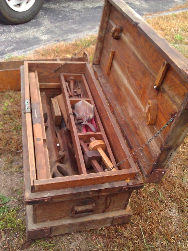 Chest with Heavy Metal reinforced corners