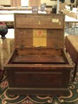 Large chest from the auction. Interesting box till on the lid