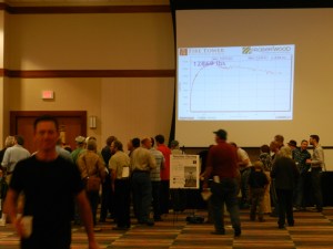 Joint busting competition at the trade show