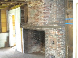 The masonry seeing the light of day for the first time in well over 100 years (At least since 1904, possibly since 1799)