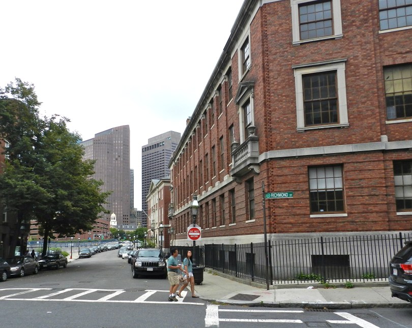 Side view of North Street Building. This rear corner is where Preservation Carpentry will reside.