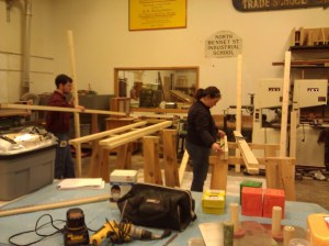 Laying out the frames