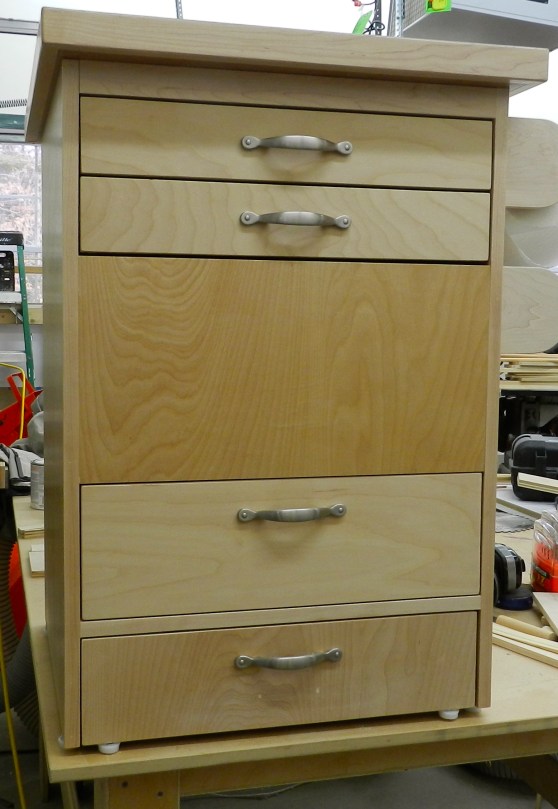Fitting the drawers