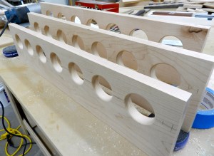 Completed sets of holes