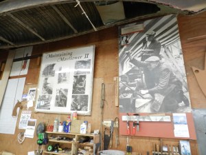 In the Plimouth Maritime Workshop -- I love to see the behind the scenes workshops at this sort of living history museum