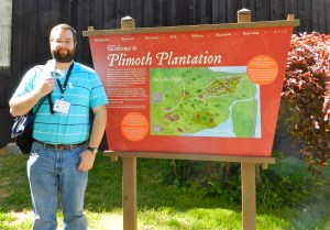 Obligatory tourist picture of me in front of the sign where we are...