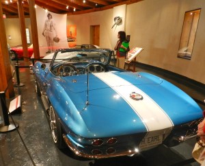 Harley Earl's retirement gift from GM -- a 1963 Stingray Vette that matched his shark.