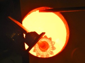 Re-heating the glass