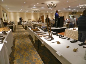 Great Planes tool auction at night