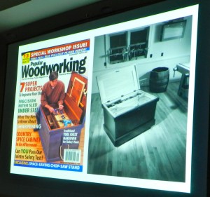 Chris Schwarz and his tool chests -- then and now. You can see how far his research, his work and his designs have come over the years.