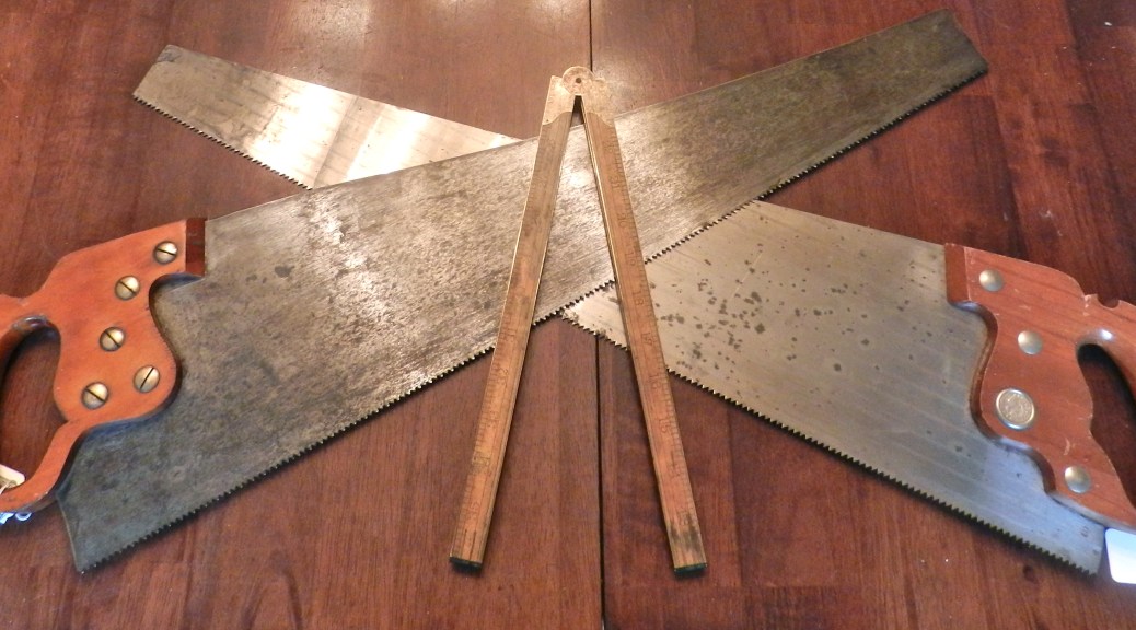 Saws and Carriage Maker's Rule