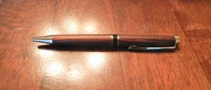 Turned kingwood pen