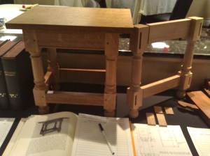 Joint stool at the EAIA Silent Auction