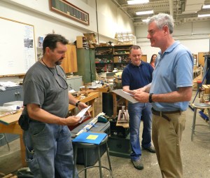 Dave receiving his award