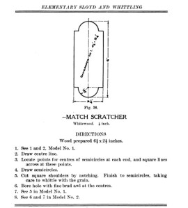 Sloyd Match Scratcher by Gustaf Larsson