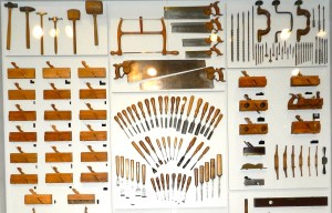 A sampling of the tools from inside the chest