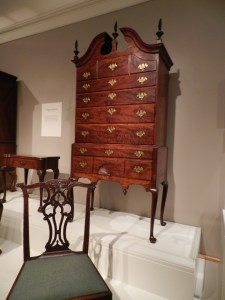 Beautiful side chair and high-boy