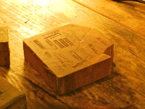 Another test block showing some of the variation across the stamps