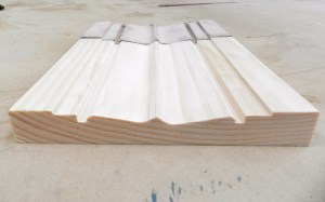 Section of new molding alongside an original sample -- a nice match. (Photo by Bill Rainford)