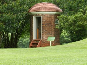 Octagonal 'Necessary' or 'Privy' with its original intricate roof framing