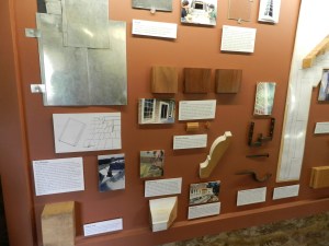 A nice display showing some of the restoration efforts that have been going into the site.