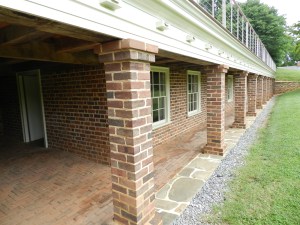 Wing of 'Offices' which contained a storeroom, kitchen, smoke house, laundry etc