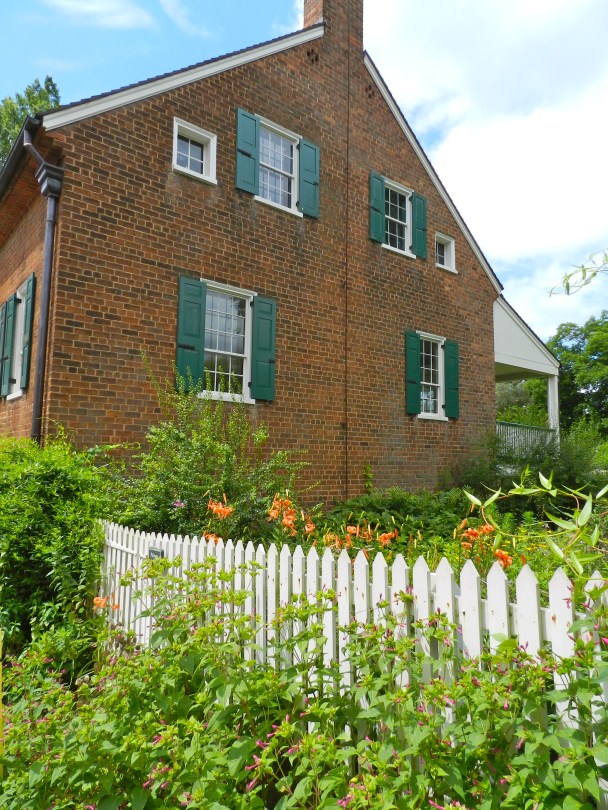 Some of the beautiful gardens that are part of Old Salem Museums and Gardens