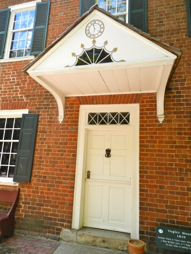 Note the interesting Germanic painting on the portico