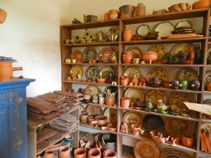 Some wares made by the Potter in his shop