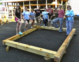 Completed Timber Frame Sill