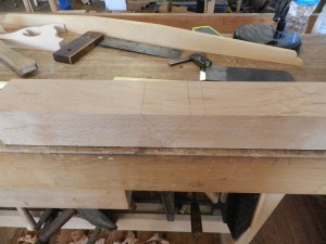 Laying out the mouth and abutments 