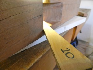 Fitting with test wedges