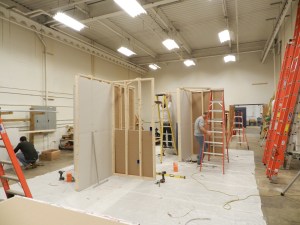 Light stick framing lesson, then hanging sheetrock