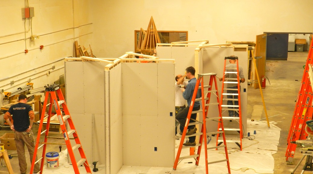 Aerial view of the class