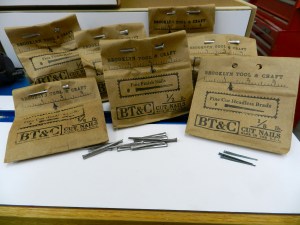 Brooklyn Tool and Craft bags of cut nails