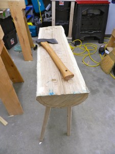 Trim the leg stumps and the wedges