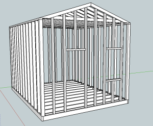 Balloon Frame 3D Model
