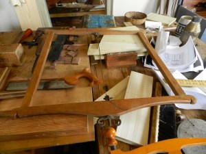 Small frame saw in the Joiner's Shop