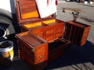 Incredible telescoping tool chest (for sale by Patrick Leach) 