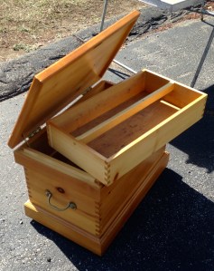 Nice clean modern tool chest with finger joints