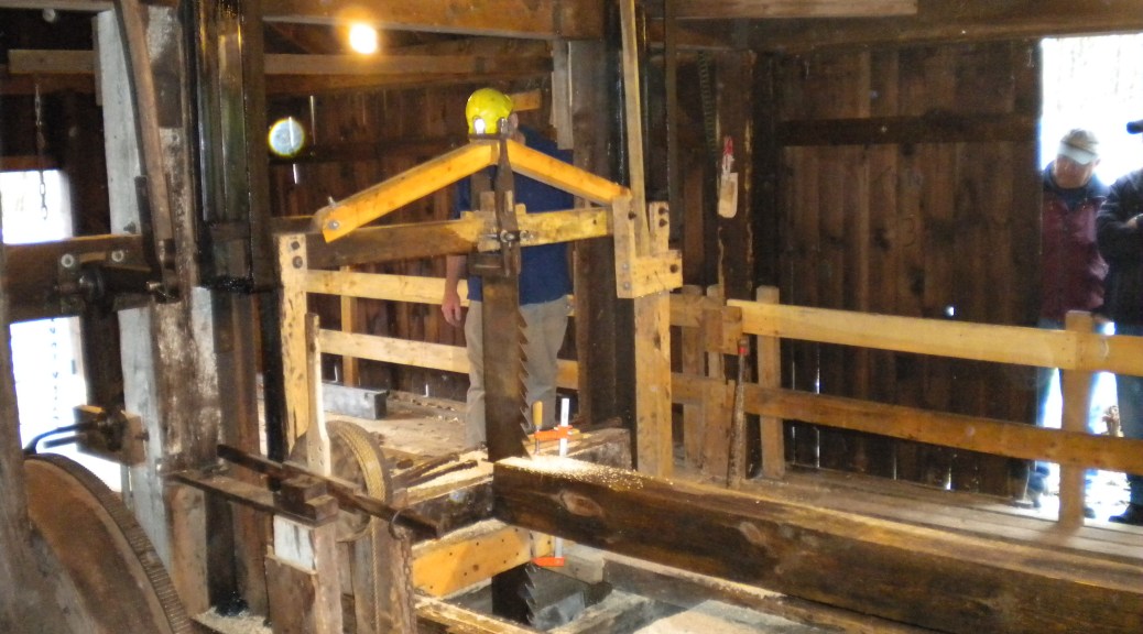 Up And Down Sawmill in Action