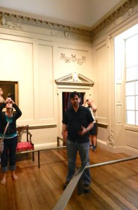 Bob Miller (TA for this class, NBSS CFM Graduate, Historian, and Tour Guide) in his element