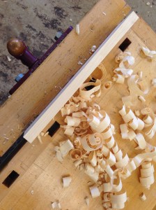 Traditional bench work -- squaring up a board etc. 